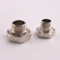 Round Forged Shot Blasting Brass Sliding Pipe Fittings Elbow